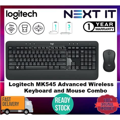 Image result for Logitech Mk545 Advanced Wireless Keyboard and Mouse Combo