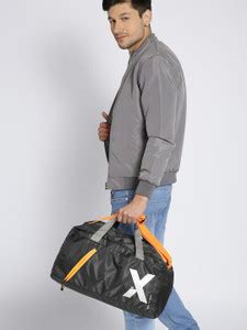 HRX by Hrithik Roshan Unisex Black Solid Training Duffel Bag Duffel ...