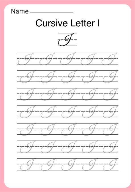 Capital Letters Cursive Writing Worksheets A to Z With PDF
