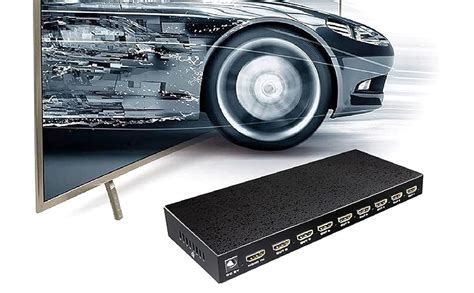 VRish HDMI Splitter 1X8, 1 in 8 Out HDMI Port, Supports 3D 4Kx 2K Full ...