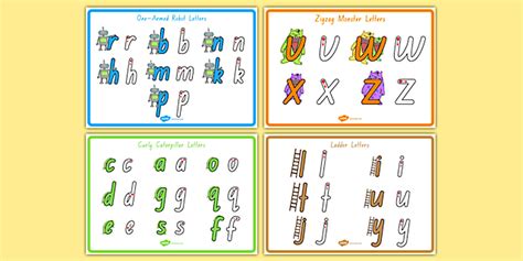 Letter Formation Poster Pack Foundation (teacher made)