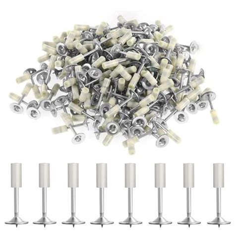 EXCECAR Nails for Manual Steel Nail Gun, 200 pcs Round Nails Wall ...