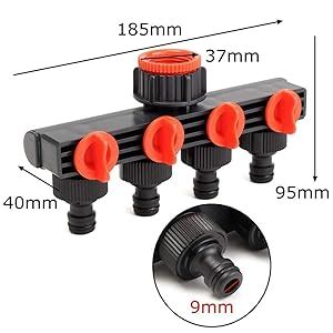 TALLIN Water Timer Irrigation Controller Hose Drip Systems Pipe ...