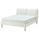 SAGESUND upholstered bed frame, Diseröd brown/Lönset, 160x200 cm ...