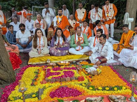 Groundbreaking ceremony of VYO Vrajdham Haveli in Jamnagar