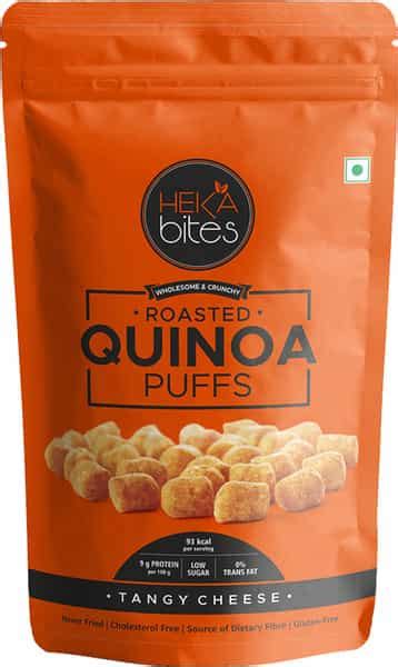 Buy ROASTED QUINOA PUFFS TANGY CHEESE - PACK OF 8 (35 GRAMS EACH) | LOW ...