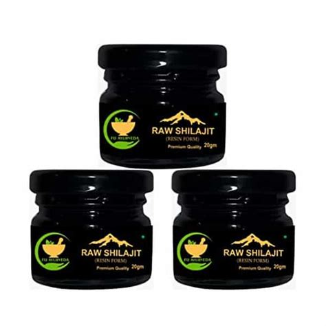 Buy FIJ AYURVEDA PURE AYURVEDIC RAW SHILAJIT/SHILAJIT RESIN (SEMI ...