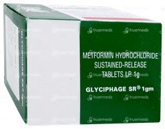Glyciphage Sr 1gm Tablet: Uses, Side Effects, Price & Substitutes