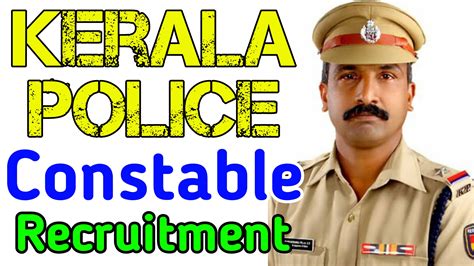Kerala Police Constable Recruitment (CATEGORY NO: 593/2023)