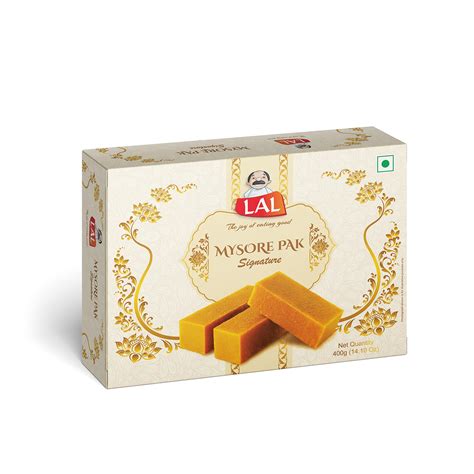 Buy Lal Sweets Special Mysore Pak Signature | Made with Special Cow ...