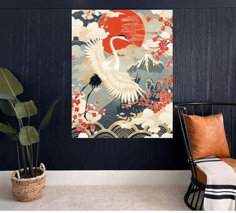 Japanese Zen Landscape Print | Japanese Wall Decor | Peaceful Oriental ...