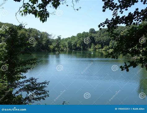 Little Seneca Creek in Black Hill Regional Park, Maryland Stock Image ...