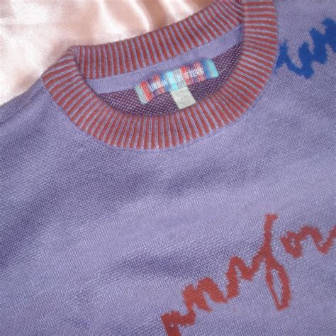 Urban Outfitters Men’s Purple Sweater... - Depop