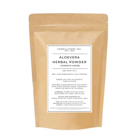Aloe Vera Powder - Herbal Powder(Cosmetic Grade) – Formulators Inc