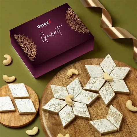 Delicious Kaju Katli - Kaju Katli Barfi Online | 200g & 400g – Giftech ...