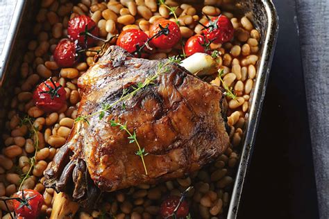 Spanish Style Slow Roast Lamb and Beans - Grandads Cookbook