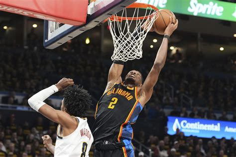 NBA: Thunder roll past Nuggets, to tie West semis at 1-1