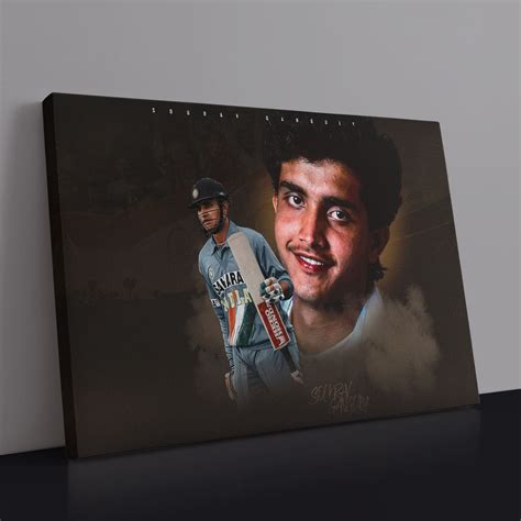 Cricket | Aggressive Sourav Ganguly Framed Poster(Wall Art) – Lamron.co