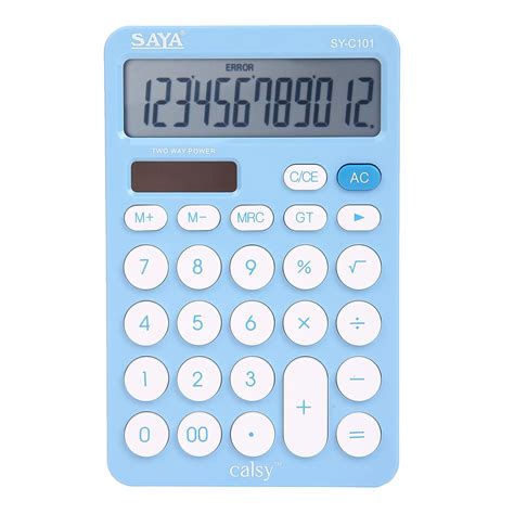 SAYA SY-C101 Desktop Calculator Ultra-Fast Ultra-Light (Peach_Color ...