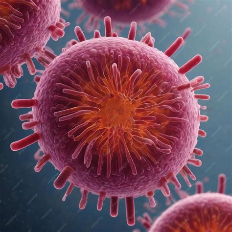 Premium AI Image | Microscopic view of gram stain showing rod shape ...