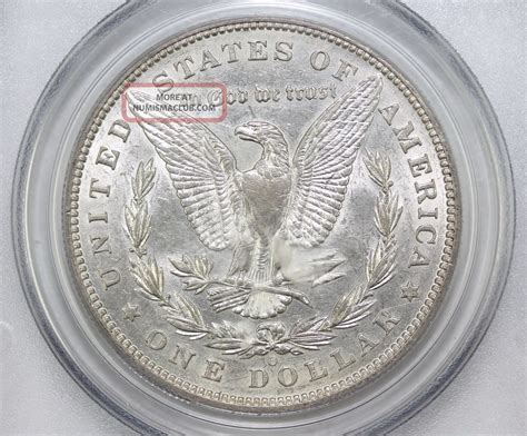 1895 O Morgan Silver Dollar Au 53 Pcgs (1026)