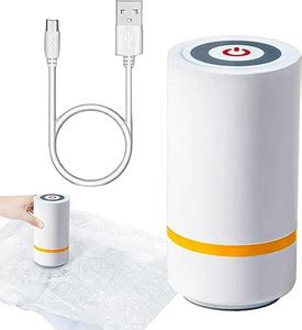 XLENTAG Portable USB Rechargeable Vacuum Sealer Machine Brake Vacuum ...