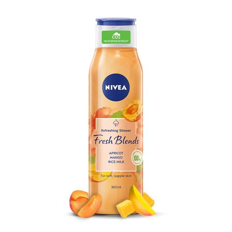 Buy Nivea Fresh Blends Apricot with Natural Fruit Extracts, Vegan Body ...