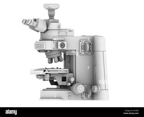Optical light microscope with camera Stock Photo - Alamy