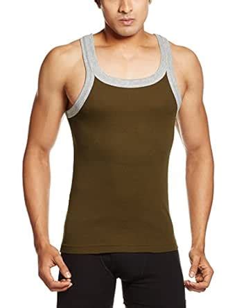 Zoiro Men's Cotton Vest (UR33Brn and Gry MelngXL) : Amazon.in: Clothing ...