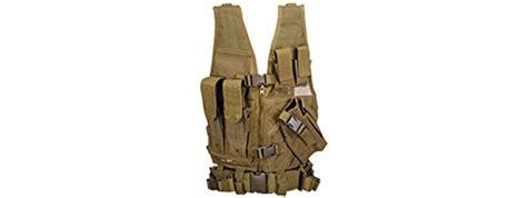 Buy Lancer Tactical Youth Size Cross Draw Vest w/Holster (Tan) Online ...