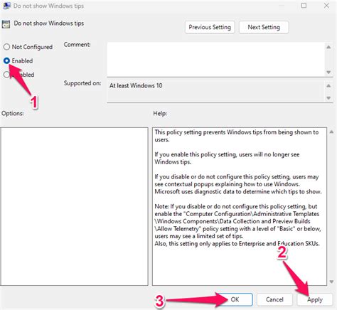 Image result for Disable Windows Tips
