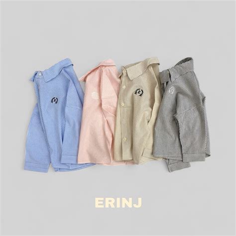 ストライプシャツ JS,JM,JL,JXL / ErinJ | lilikids