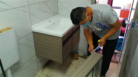 浴室柜安装全过程-百度经验