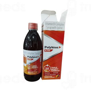 Polybion Active Advanced Energy Release Formula Mango Flavour Sugar ...