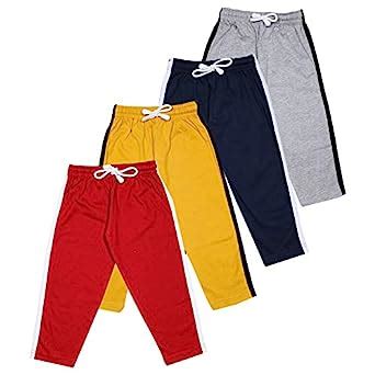 Luke and Lilly Boys Cotton Trackpant - Pack of 4 (Multicoloured_ 3-4 ...
