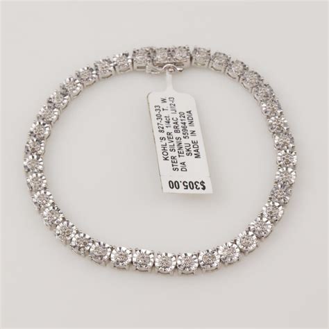 Sterling Silver Diamond Tennis Bracelet | Property Room