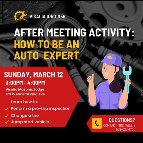 After Meeting Activity, Visalia Mineral King Masonic Lodge, 12 March ...