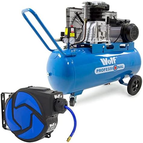 Buy Wolf Dakota 100L Air Compressor 14CFM 2200w 3HP 150psi 10BAR MWP ...