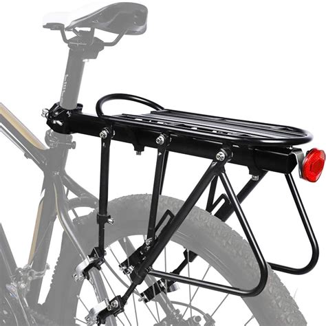 DoCred Adjustable Bike Carrier Rack with Rear Reflector - India | Ubuy