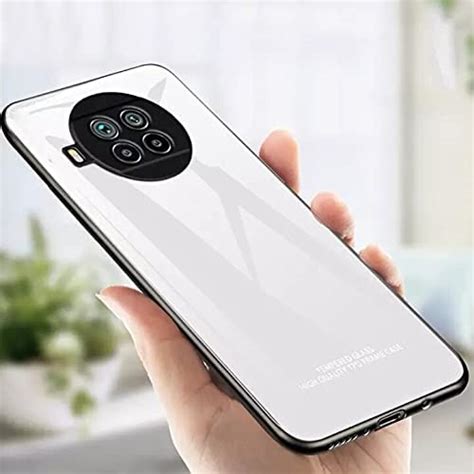 Getkart Luxurious Glass Back Case Cover for Xiaomi Mi 10i 5G | Soft ...