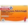 Walgreens Sinus Pressure, Pain & Cough, Maximum Strength, Caplets ...