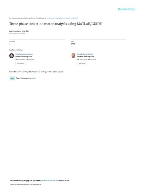 Three-Phase Induction Motor Design Using MATLAB 的图像结果