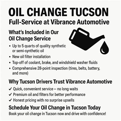 Trusted Oil Change Tucson - Vibrance Automotive