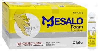 Mesalo Foam Enema 82 Gm - Uses, Side Effects, Dosage, Price | Truemeds