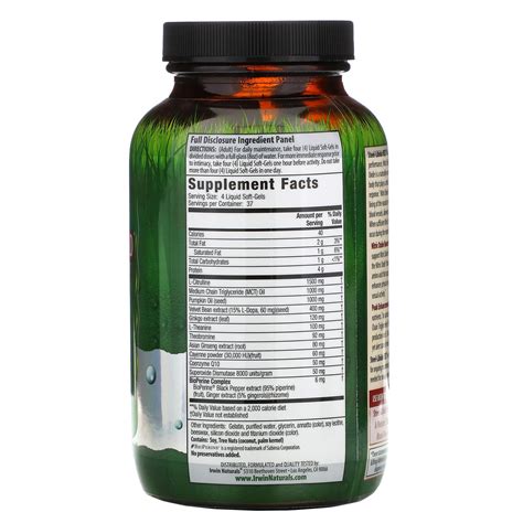 Irwin Naturals, Steel-Libido Red, Magnum Blood-Flow, 150 Liquid Soft ...