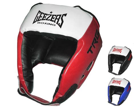 Geezers Boxing Trg Training Open Face Head Guard For Boxing ...