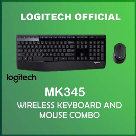 Promo Logitech Wireless Mouse Keyboard MK345 / Combo / MK 345 - Hitam ...