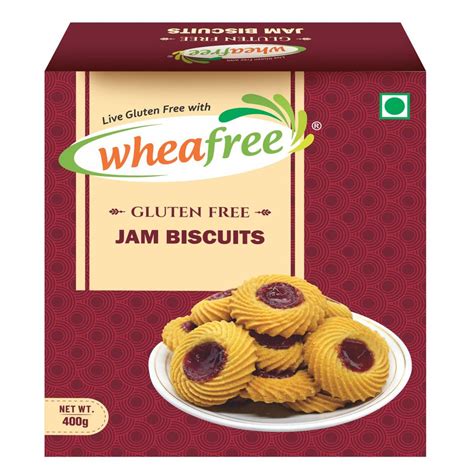 Wheafree Gluten Free Jam Biscuits (400g) | Tasty & Crunchy Jam Biscuits ...