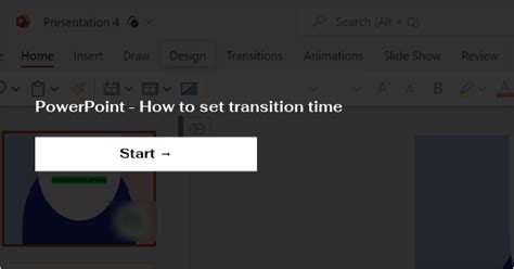 PowerPoint Transitions Setting 的图像结果