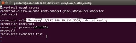 Data ingest using JDBC Kafka Connector